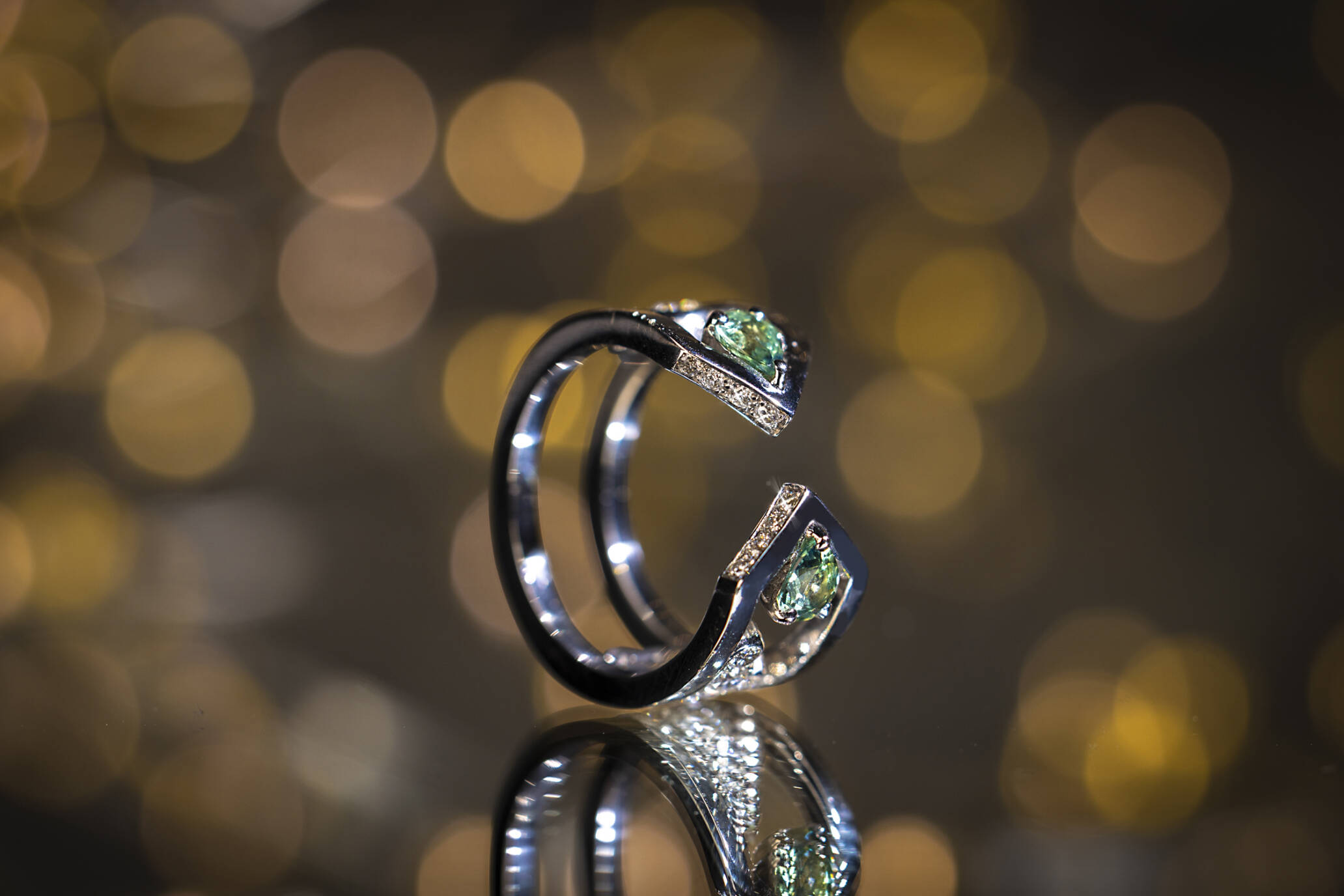 bague nymphéas-artistique